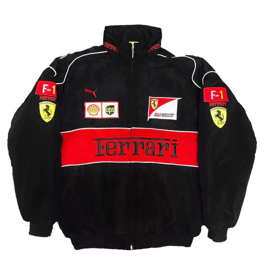 "Vintage" Ferrari Jacket - Black